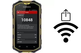 Générer un QR code avec la clé Wifi sur un Hummer H5
