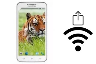 Générer un QR code avec la clé Wifi sur un Hyundai Tiger V2