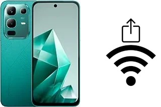 Générer un QR code avec la clé Wifi sur un Infinix Note 50x