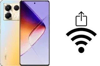 Générer un QR code avec la clé Wifi sur un Infinix Note 40 5G