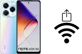 Générer un QR code avec la clé Wifi sur un Infinix Note 40X 5G