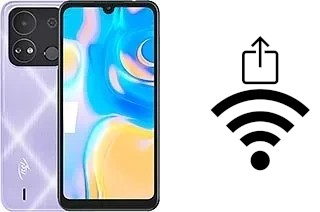 Générer un QR code avec la clé Wifi sur un itel A04