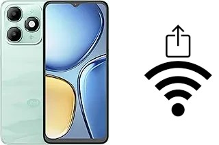 Générer un QR code avec la clé Wifi sur un itel A90
