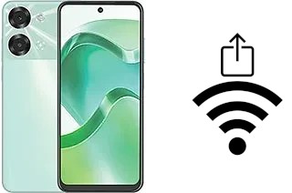 Générer un QR code avec la clé Wifi sur un itel itel P40+