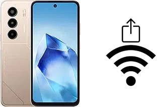 Générer un QR code avec la clé Wifi sur un itel Power 70