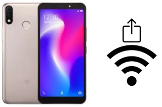 Générer un QR code avec la clé Wifi sur un itel S33