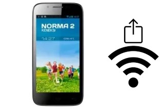 Générer un QR code avec la clé Wifi sur un KENEKSI Norma 2