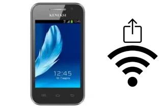 Générer un QR code avec la clé Wifi sur un KENEKSI Teta