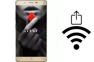Générer un QR code avec la clé Wifi sur un Kiano Elegance 5-5 Pro