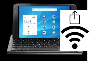 Générer un QR code avec la clé Wifi sur un Klipad KL9878