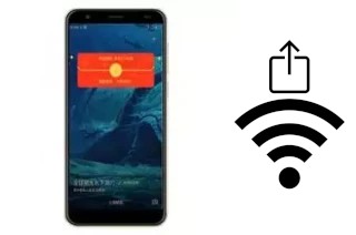 Générer un QR code avec la clé Wifi sur un Konka D8