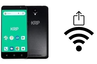 Générer un QR code avec la clé Wifi sur un Krip K5