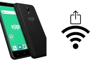 Générer un QR code avec la clé Wifi sur un Krip K5m