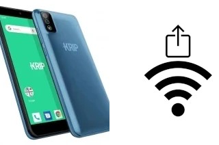 Générer un QR code avec la clé Wifi sur un Krip K6b