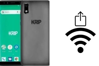 Générer un QR code avec la clé Wifi sur un Krip K7