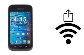 Générer un QR code avec la clé Wifi sur un Kyocera Hydro Edge