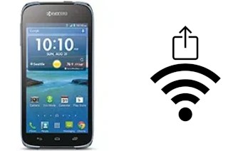 Générer un QR code avec la clé Wifi sur un Kyocera Hydro Life