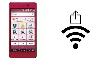 Générer un QR code avec la clé Wifi sur un Kyocera Otegaru 01