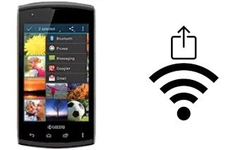 Générer un QR code avec la clé Wifi sur un Kyocera Rise C5155