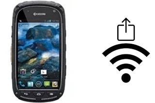Générer un QR code avec la clé Wifi sur un Kyocera Torque E6710