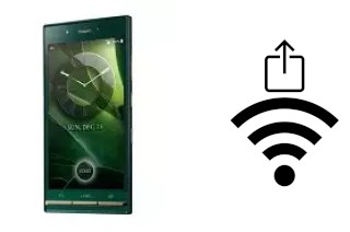 Générer un QR code avec la clé Wifi sur un Kyocera Urbano V03