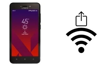 Générer un QR code avec la clé Wifi sur un Lanix X530
