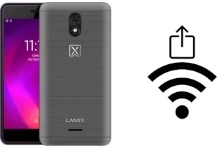 Générer un QR code avec la clé Wifi sur un Lanix X550