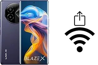 Générer un QR code avec la clé Wifi sur un Lava Blaze X