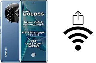 Générer un QR code avec la clé Wifi sur un Lava Bold