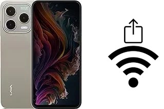 Générer un QR code avec la clé Wifi sur un Lava Shark 4G