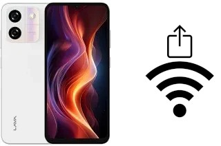 Générer un QR code avec la clé Wifi sur un Lava Yuva Star