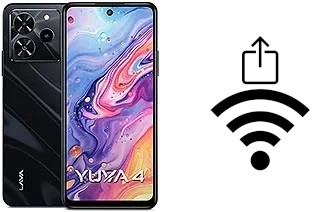 Générer un QR code avec la clé Wifi sur un Lava Yuva 4