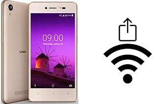 Générer un QR code avec la clé Wifi sur un Lava Z50
