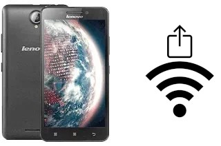 Générer un QR code avec la clé Wifi sur un Lenovo A5000