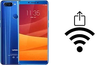 Générer un QR code avec la clé Wifi sur un Lenovo K5
