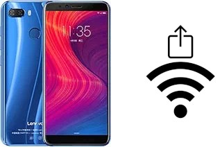 Générer un QR code avec la clé Wifi sur un Lenovo K5 play