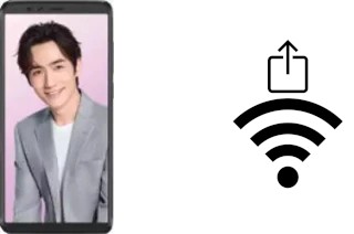Générer un QR code avec la clé Wifi sur un Lenovo K5s