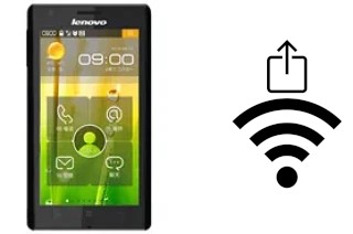 Générer un QR code avec la clé Wifi sur un Lenovo K800
