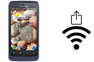Générer un QR code avec la clé Wifi sur un Lenovo P700i
