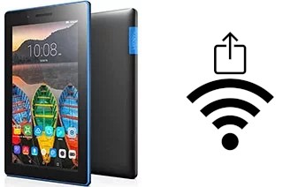Générer un QR code avec la clé Wifi sur un Lenovo Tab3 7