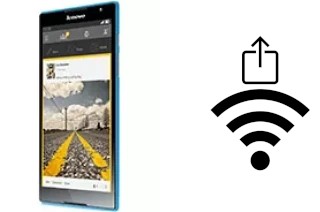 Générer un QR code avec la clé Wifi sur un Lenovo Tab S8