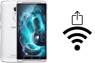 Générer un QR code avec la clé Wifi sur un Lenovo Vibe X3