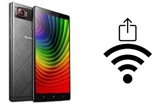 Générer un QR code avec la clé Wifi sur un Lenovo Vibe Z2
