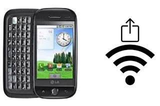 Générer un QR code avec la clé Wifi sur un LG KH5200 Andro-1