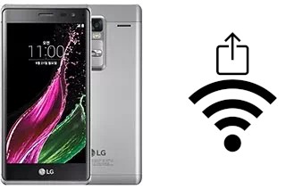 Générer un QR code avec la clé Wifi sur un LG Zero