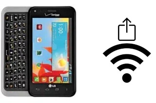 Générer un QR code avec la clé Wifi sur un LG Enact VS890