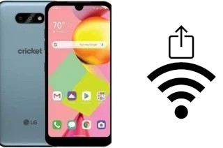 Générer un QR code avec la clé Wifi sur un LG Fortune 3