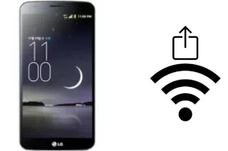 Générer un QR code avec la clé Wifi sur un LG G Flex