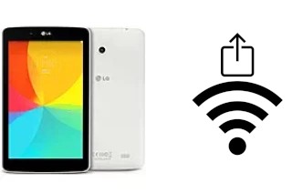 Générer un QR code avec la clé Wifi sur un LG G Pad 8.0 LTE