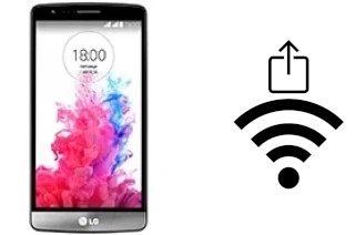 Générer un QR code avec la clé Wifi sur un LG G3 S Dual